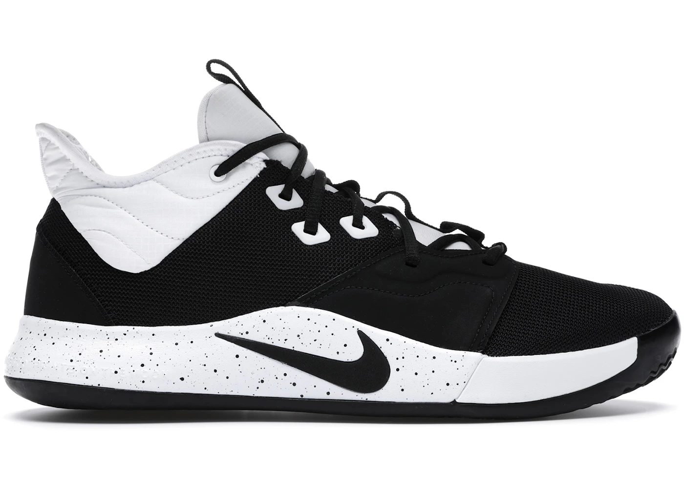Nike pg 3 black and white Clearance