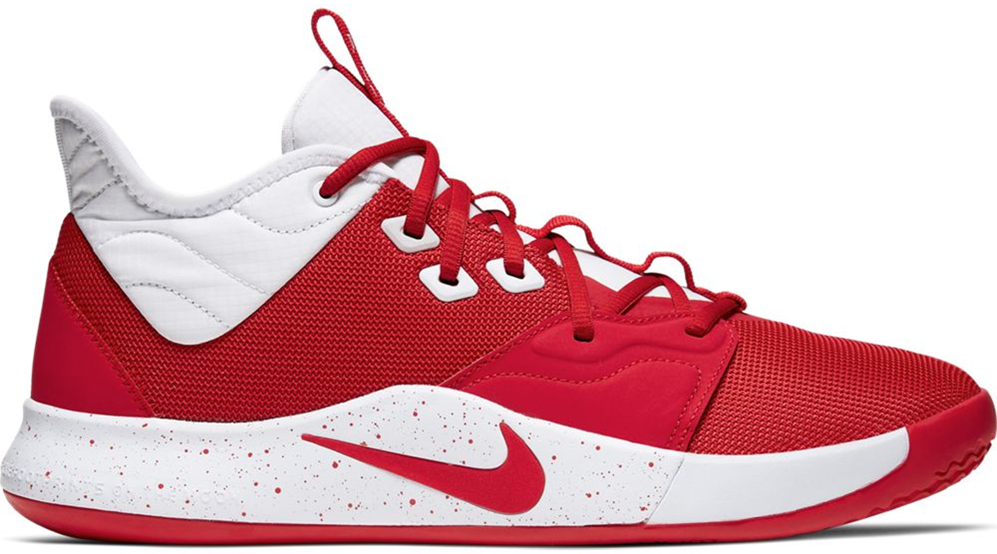 nike pg 3 red and white