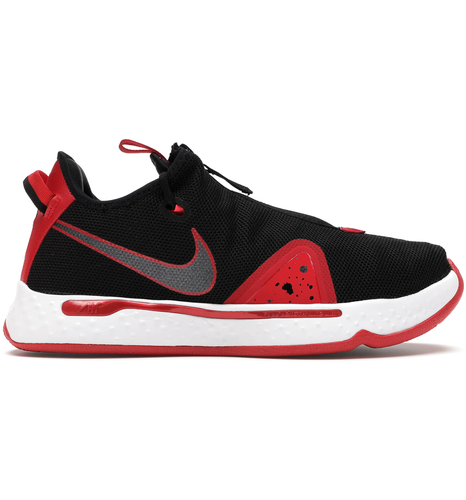 Paul george shoes red top and black
