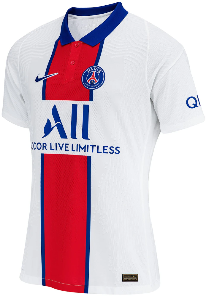 Paris Saint-Germain Nike 2020/21 Away Vapor Match Authentic Jersey - White