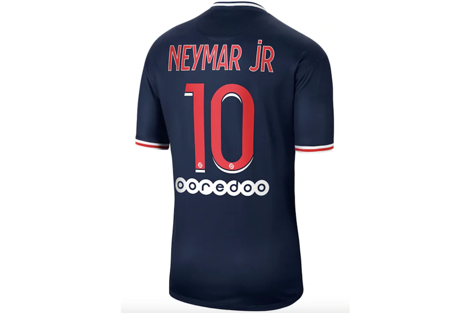 Nike Paris Saint Germain Home Stadium Shirt 2020 21 with Neymar