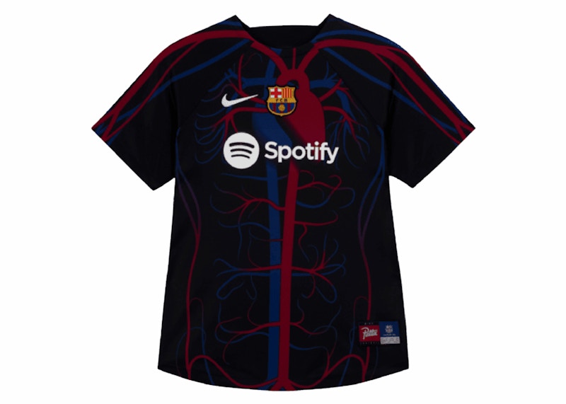 Nike Patta x FC Barcelona Women s Academy Dri Fit Soccer Jersey Black SS24 US