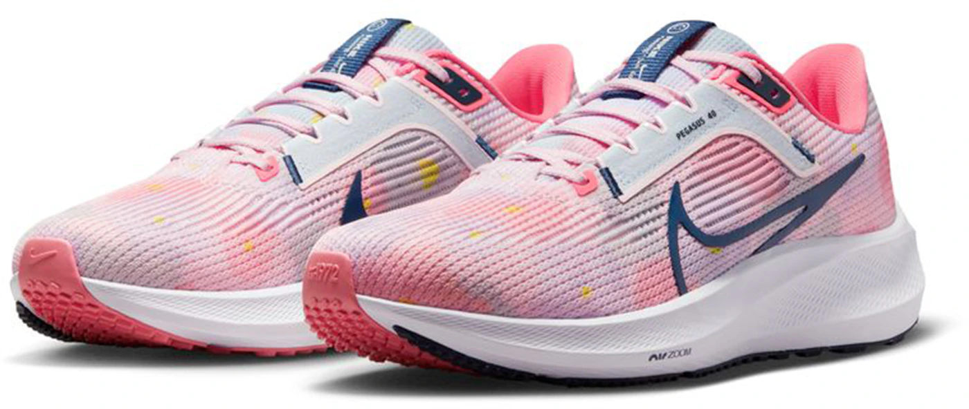 Nike Pegasus 40 Premium Floral Watercolor Pearl Pink (Women's) - DV7890 ...