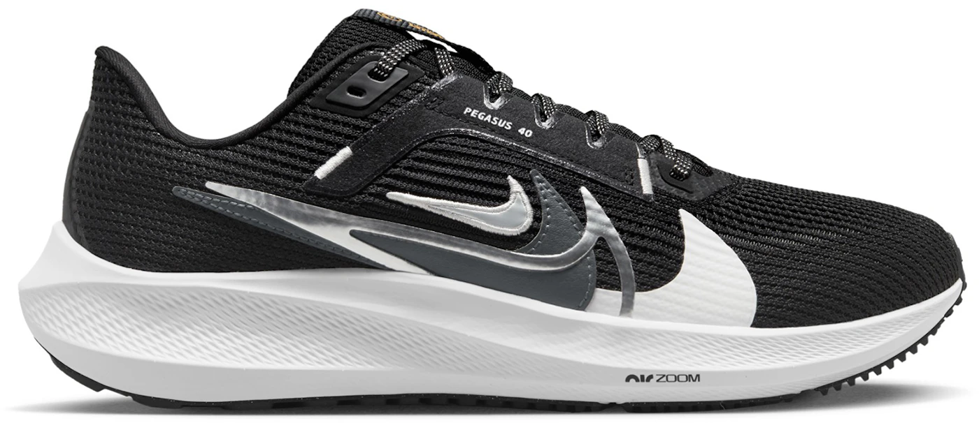 Nike Pegasus 40 Premum Black White Grey (Women's) - FB7703-001 - US