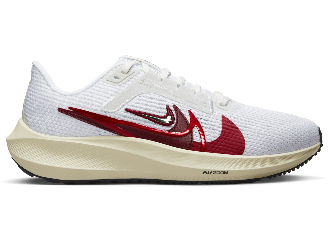 Nike Pegasus 40 Premum White Team Red (Women's) - FB7703-100 - US