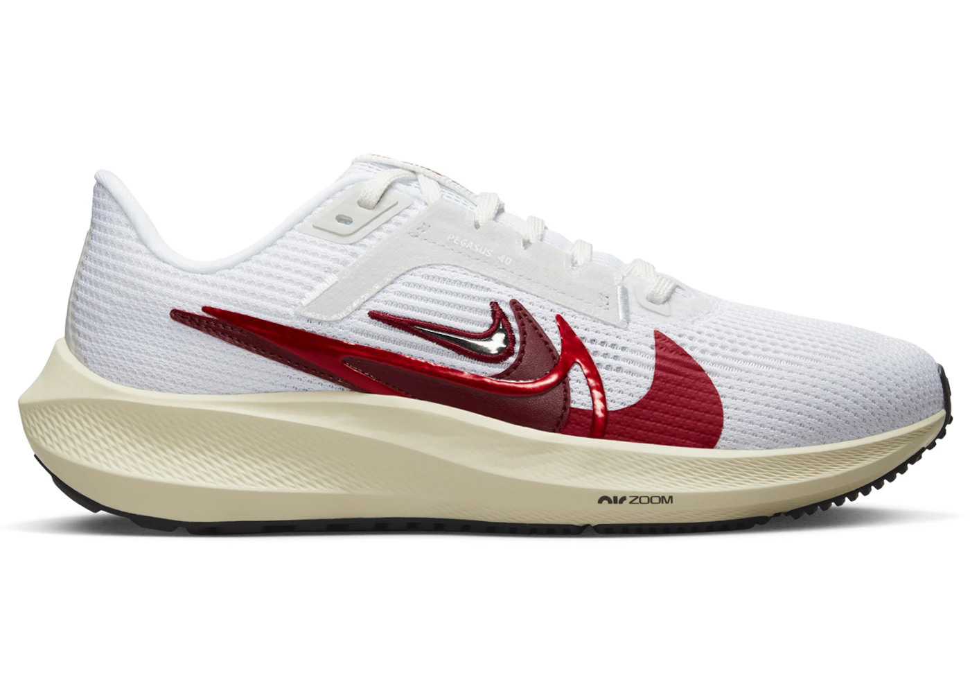 Nike Pegasus 40 Premum White Team Red (Women's) - FB7703-100 - US