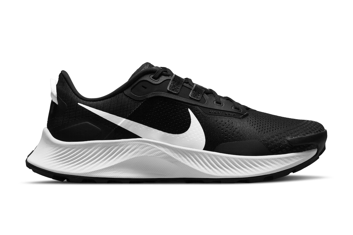 Pre-owned Nike Pegasus Trail 3 Black White In Black/pure Platinum-dark Smoke Grey