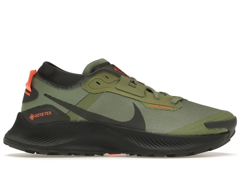 Nike Pegasus Trail 3 Gore Tex Oil Green Iron Grey Total Orange