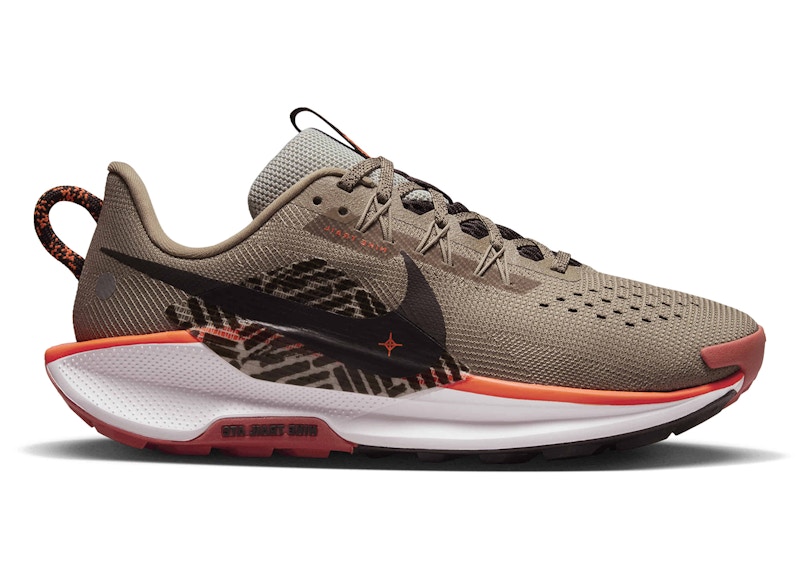 Pre-owned Nike Pegasus Trail 5 Velvet Brown (women's) Sneakers In Khaki/hyper Crimson/vintage Coral