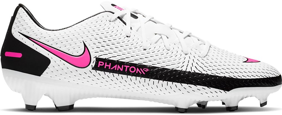 Nike Phantom GT DF Academy FG - Black & Metallic Silver with Pink Blast -  Soccer Master