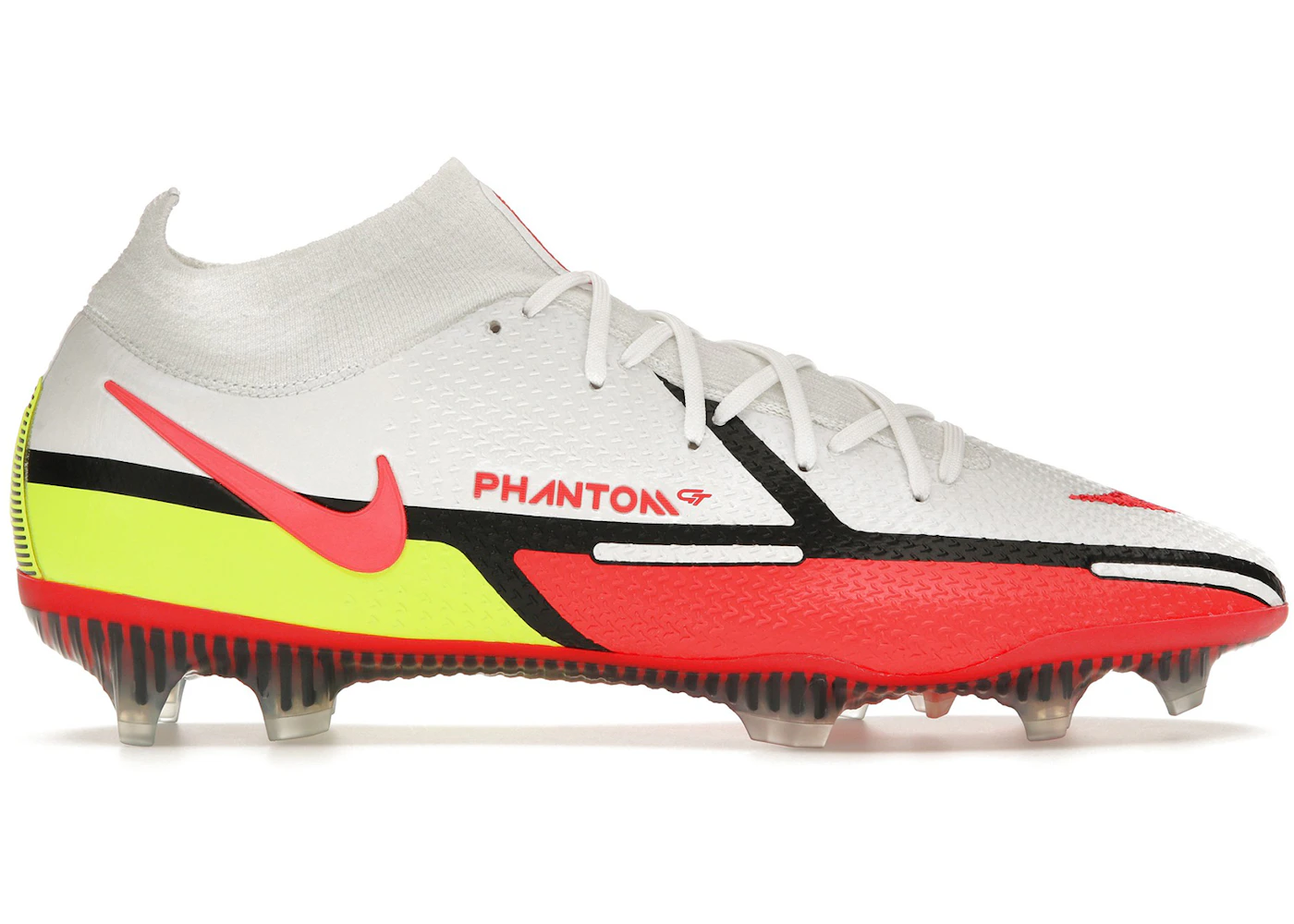 Nike Phantom GT2 Dynamic Fit Elite FG Volt Carmesí Brillante