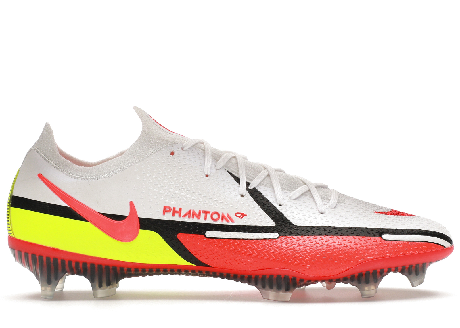 Nike Phantom GT2 Elite FG White Volt Black Bright Crimson Men's 