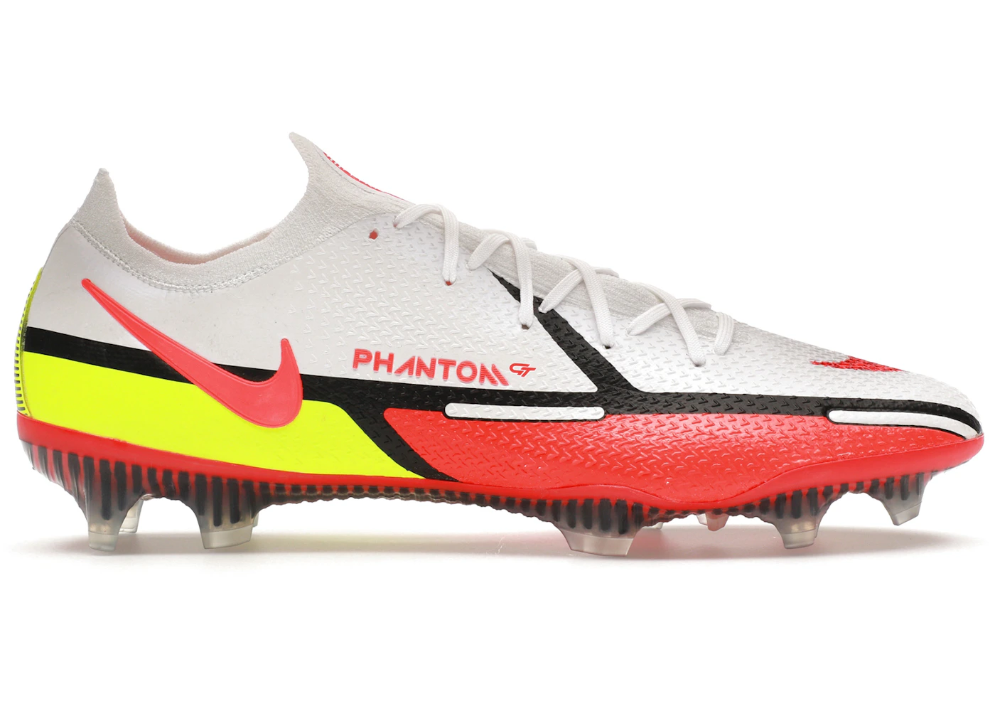 Nike Phantom GT2 Elite FG White Volt Black Bright Crimson Men's