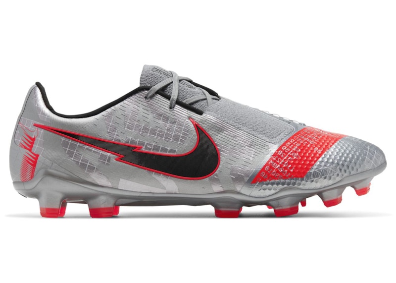 Nike Phantom Venom Elite FG Metallic Grey Crimson Men's