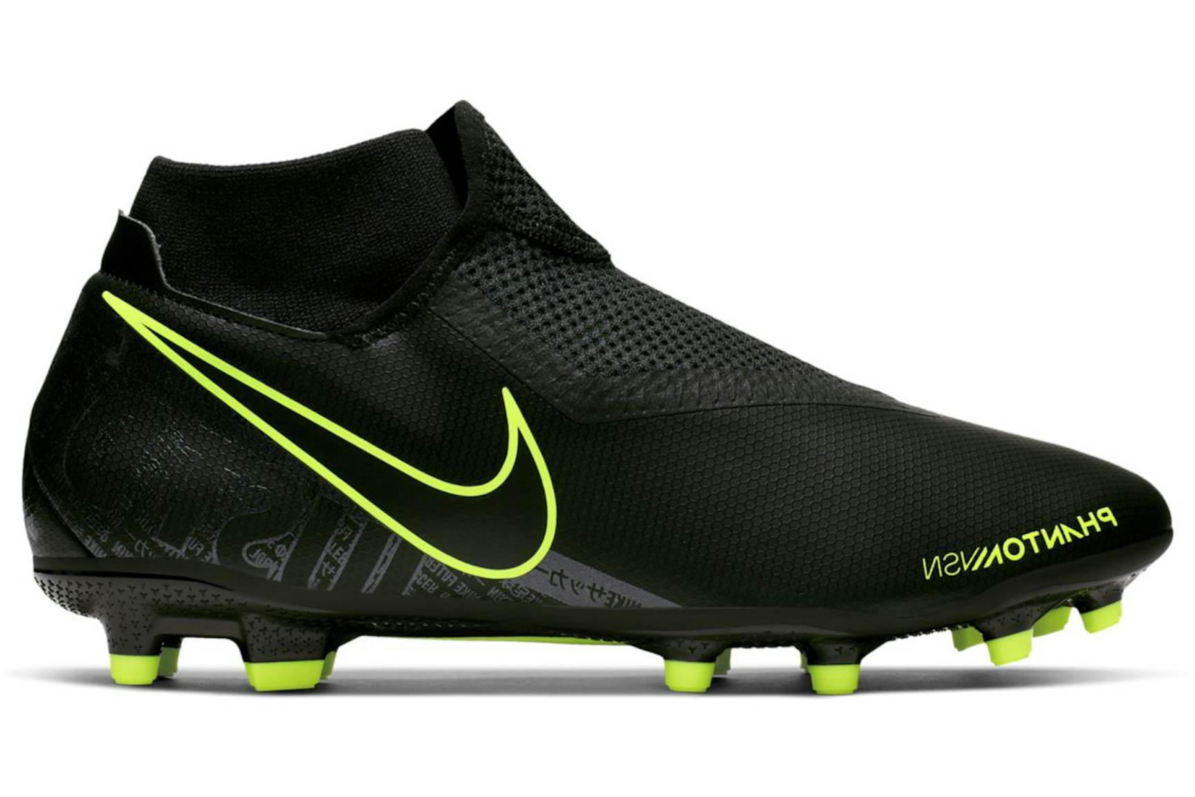Nike Phantom Vision Academy DF MG Black Volt Men's - AO3258-007 - US