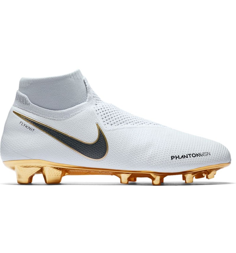 Nike Phantom Vision Elite DF FG White Metallic Gold Men s BQ0976 107 US