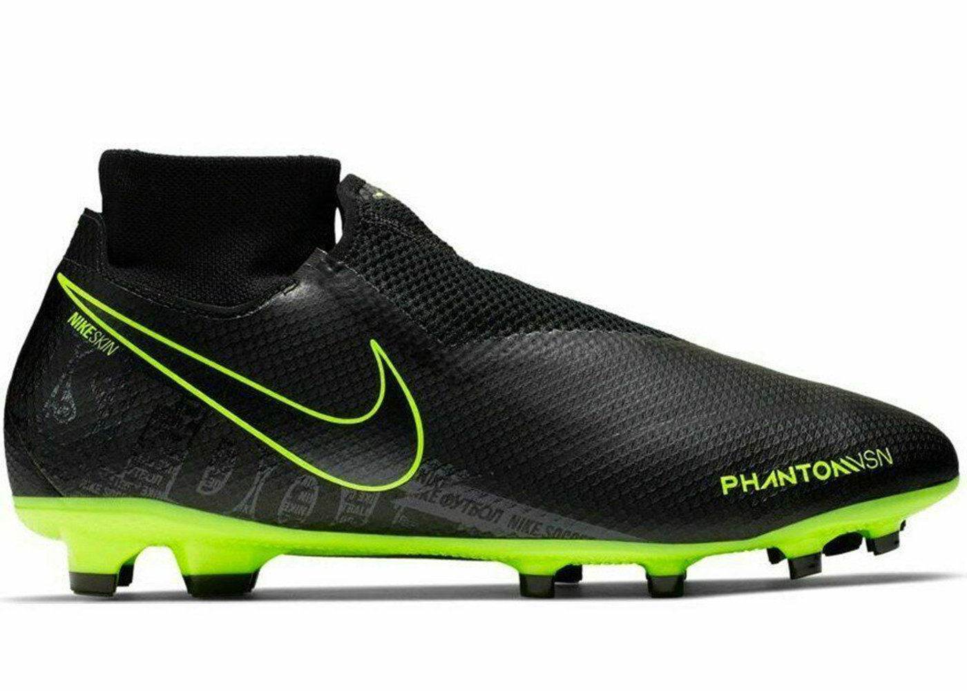 Nike Phantom Vision Pro DF FG Black Volt Men's - AO3266-007 - US