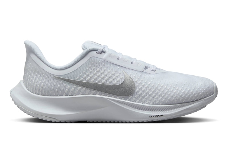 Pre-owned Nike Power Flight (women's) Sneakers In White/metallic Silver