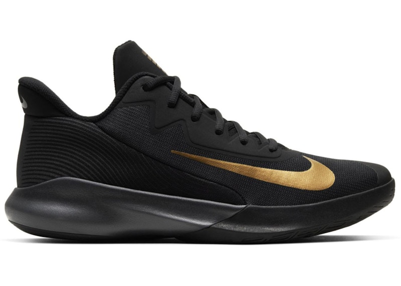 Nike Precision 4 Black Metallic Gold Men's - CK1069-002 - US