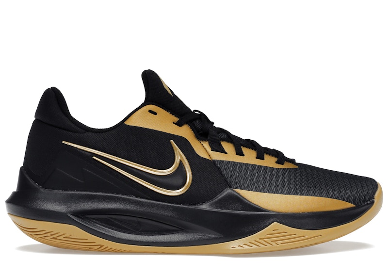 Nike air precision on sale black and gold