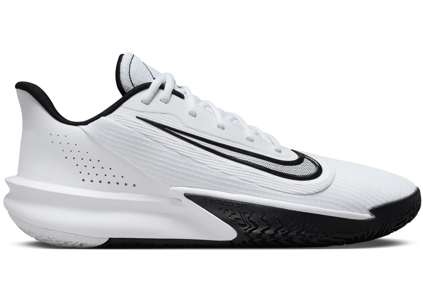 Nike Precision 7 White Black Men's - FN4322-101 - US