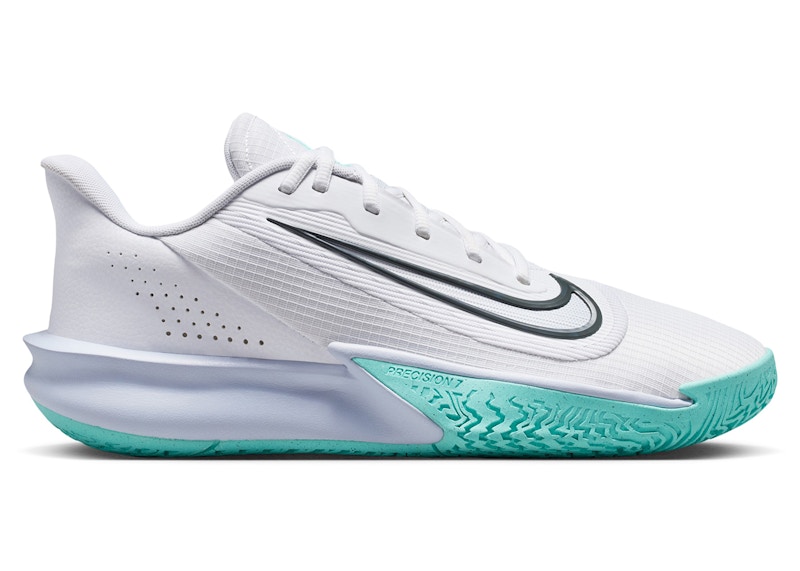 Nike Precision 7 White Ghost Dynamic Turquoise Men's - HJ9153-101 - US