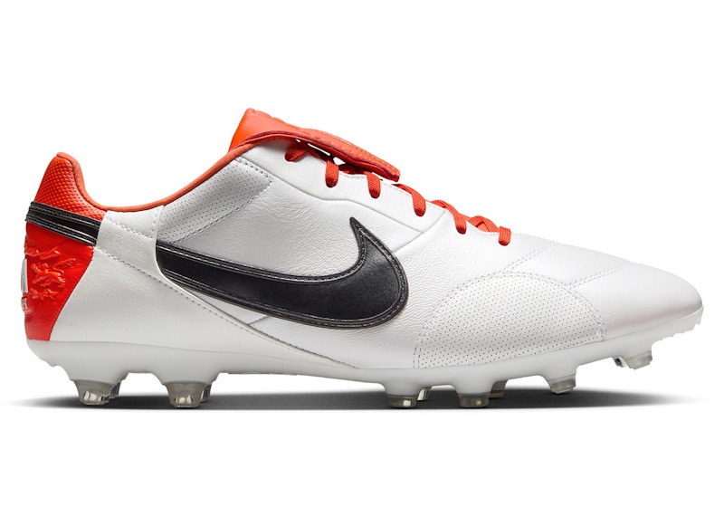 Nike Premier 3 FG White Team Orange Black Men's - HM0265-800 - US