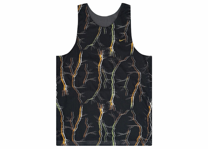 Nike Premium Reversible Tank Top Black/Gold/Iron Grey/Sesame Men's