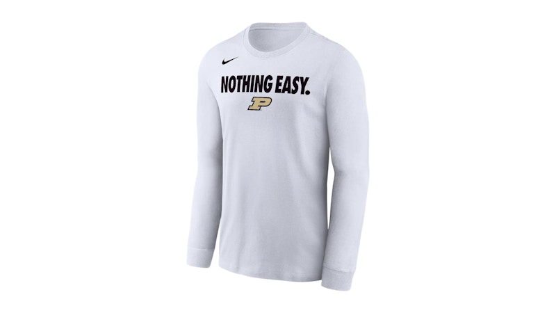 Nike Purdue College Long-Sleeve T-Shirt White メンズ - SS25 - JP