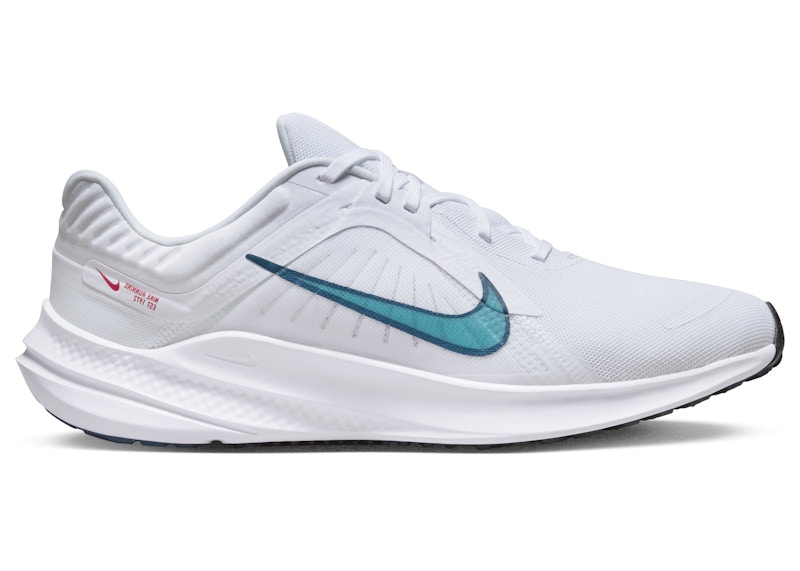 Pre-owned Nike Men's  Quest 5 Valerian Blue Sneakers In White/light Crimson/black In Multi