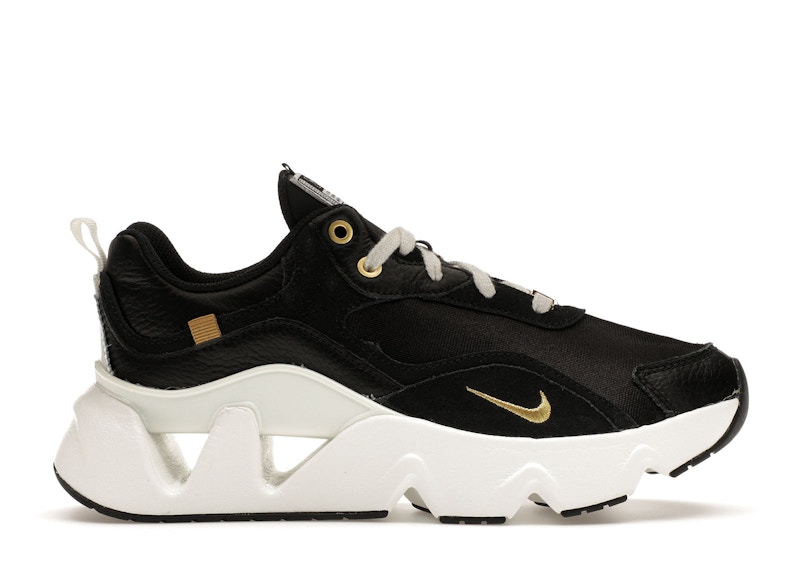 Pre-owned Nike Ryz 365 2 Serena Williams Design Crew (women's) Sneakers In Black/summit White/metallic Gold