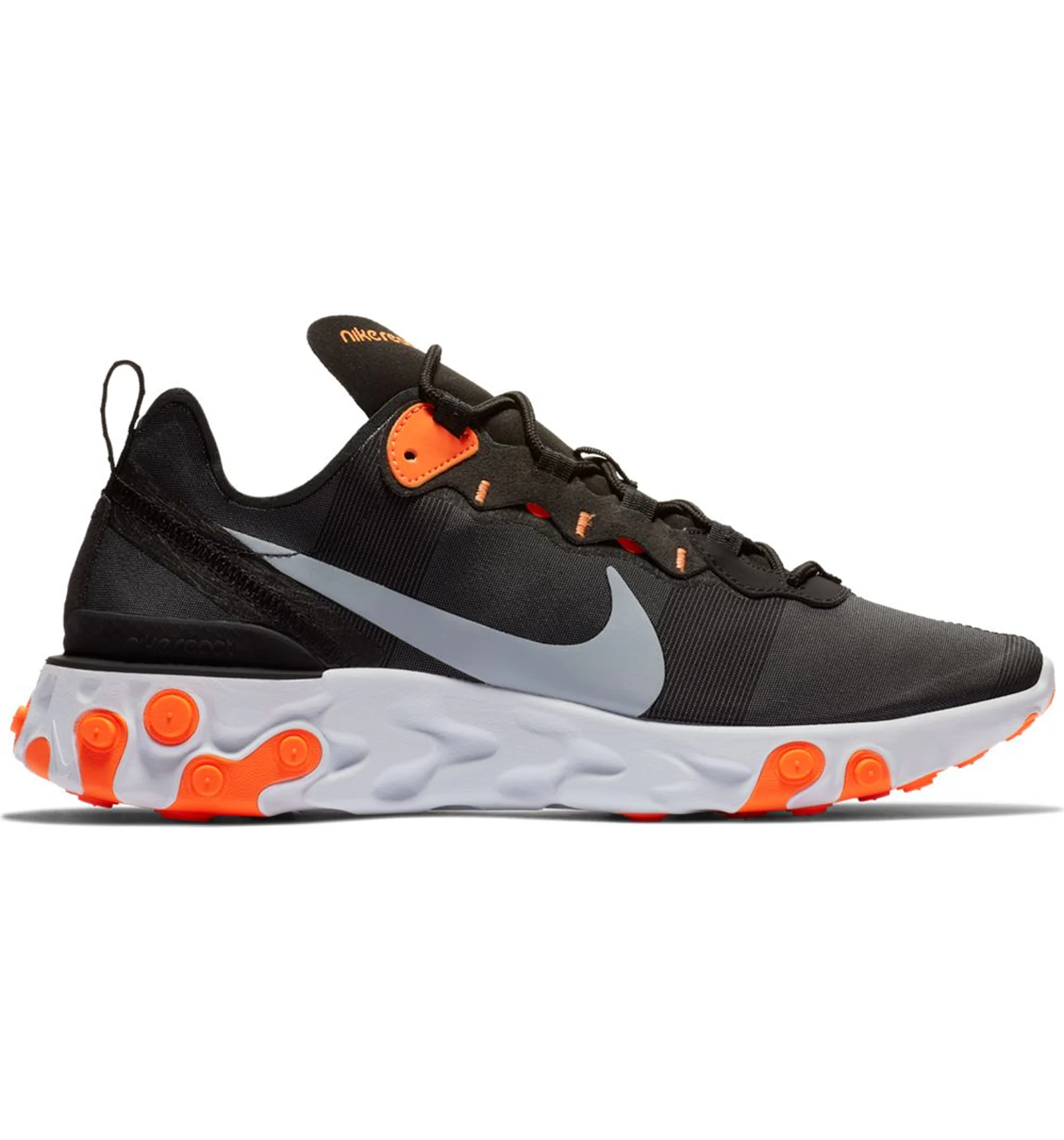 Nike react deals 55 black orange