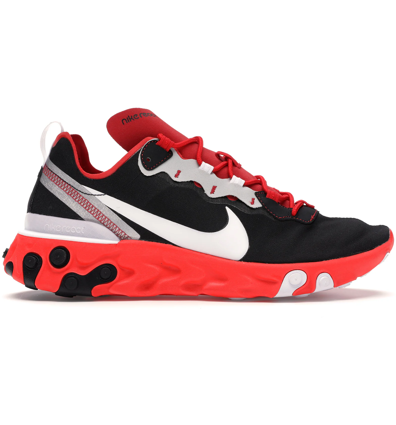 Nike react element 55 black solar red Clearance