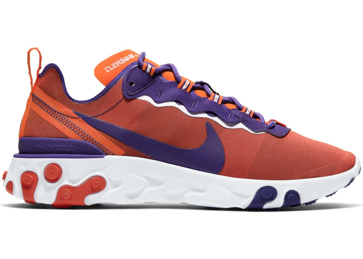 Clemson nike top tennis shoes