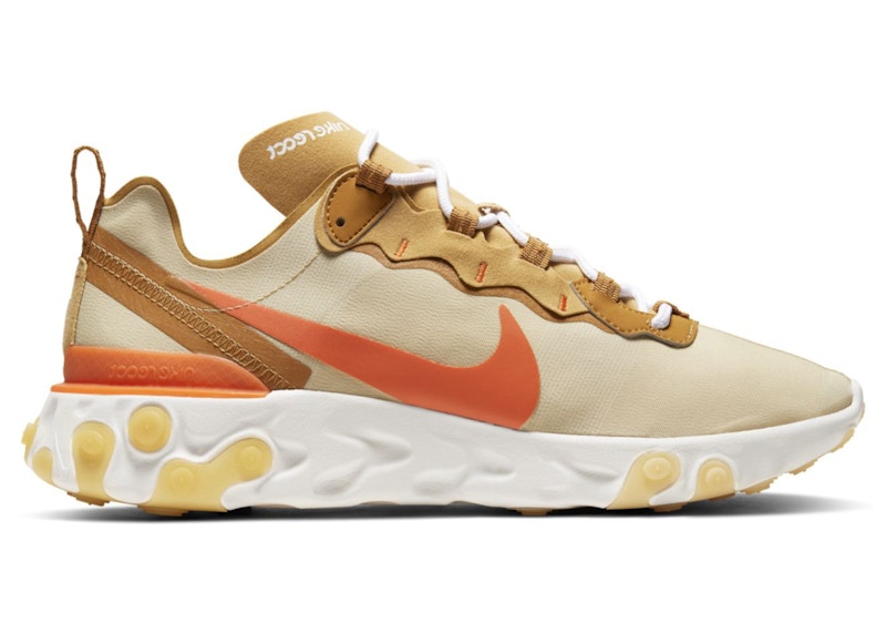 Nike react element hot sale 55 gold