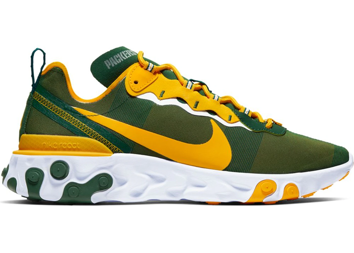 Nike React Element 55 Green Bay Packers Men s CK4882 300 GB