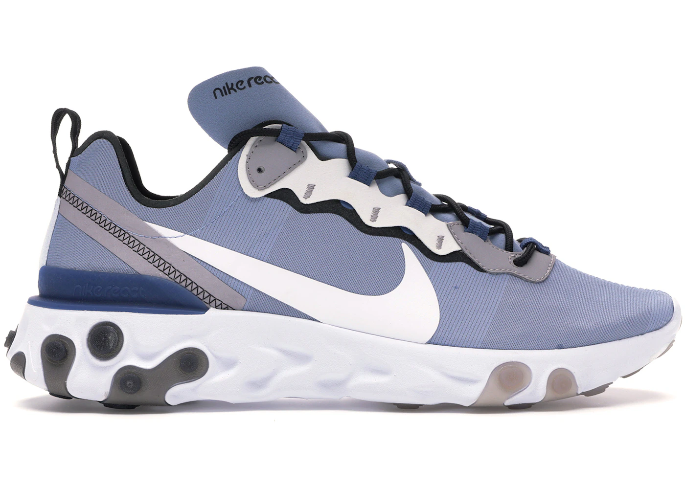 Nike React Element 55 Indigo Fog Mystic Navy Men's BQ6166-402 US