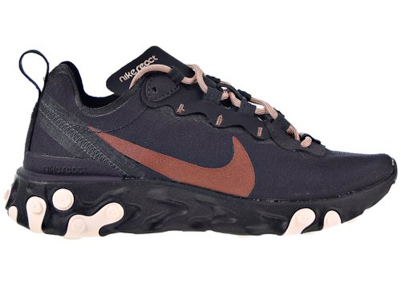 Nike React Element 55 Oil Grey Copper Women s CT1186 001 US