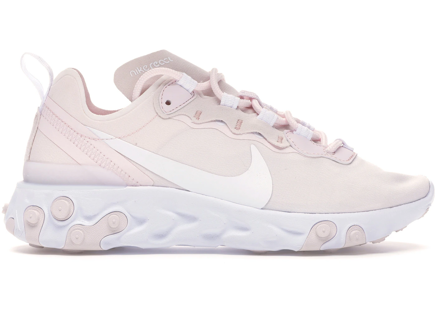 Nike react element pink and white Clearance