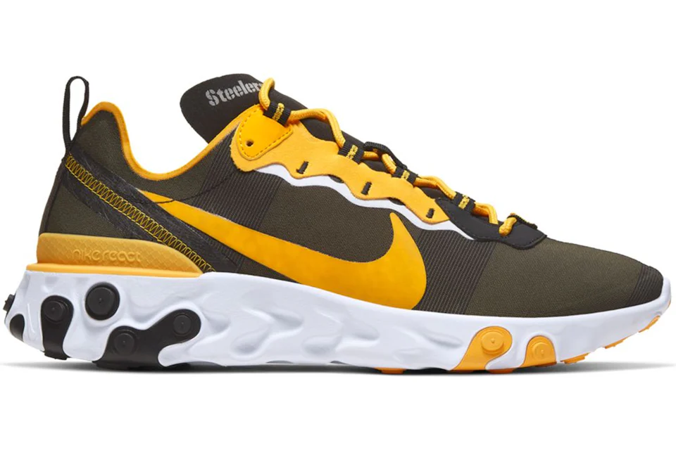 Nike React Element 55 Pittsburgh Steelers Men s CK4893 001 US