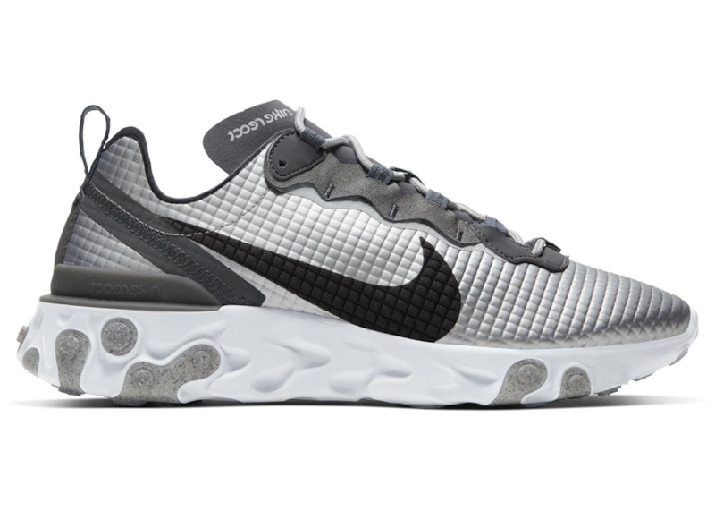 Nike React Element 55 Quilted Grid White