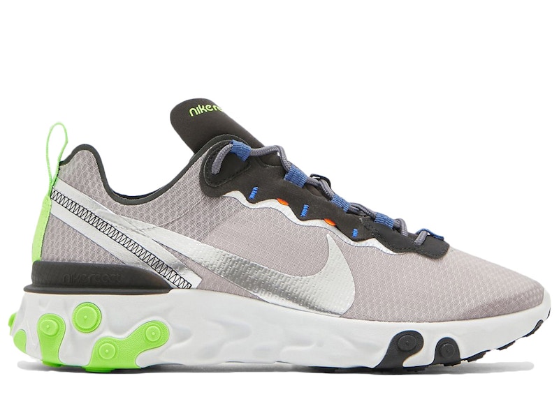 nike react element 55 grey volt