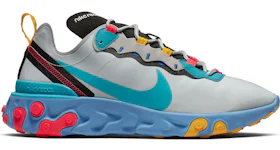 Nike react element grey 2025 orange
