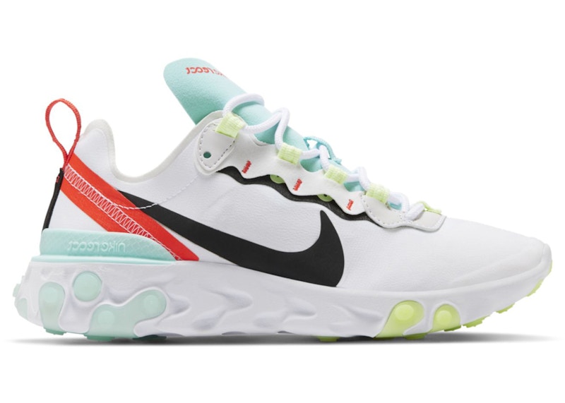 Nike react element 2024 55 women's white