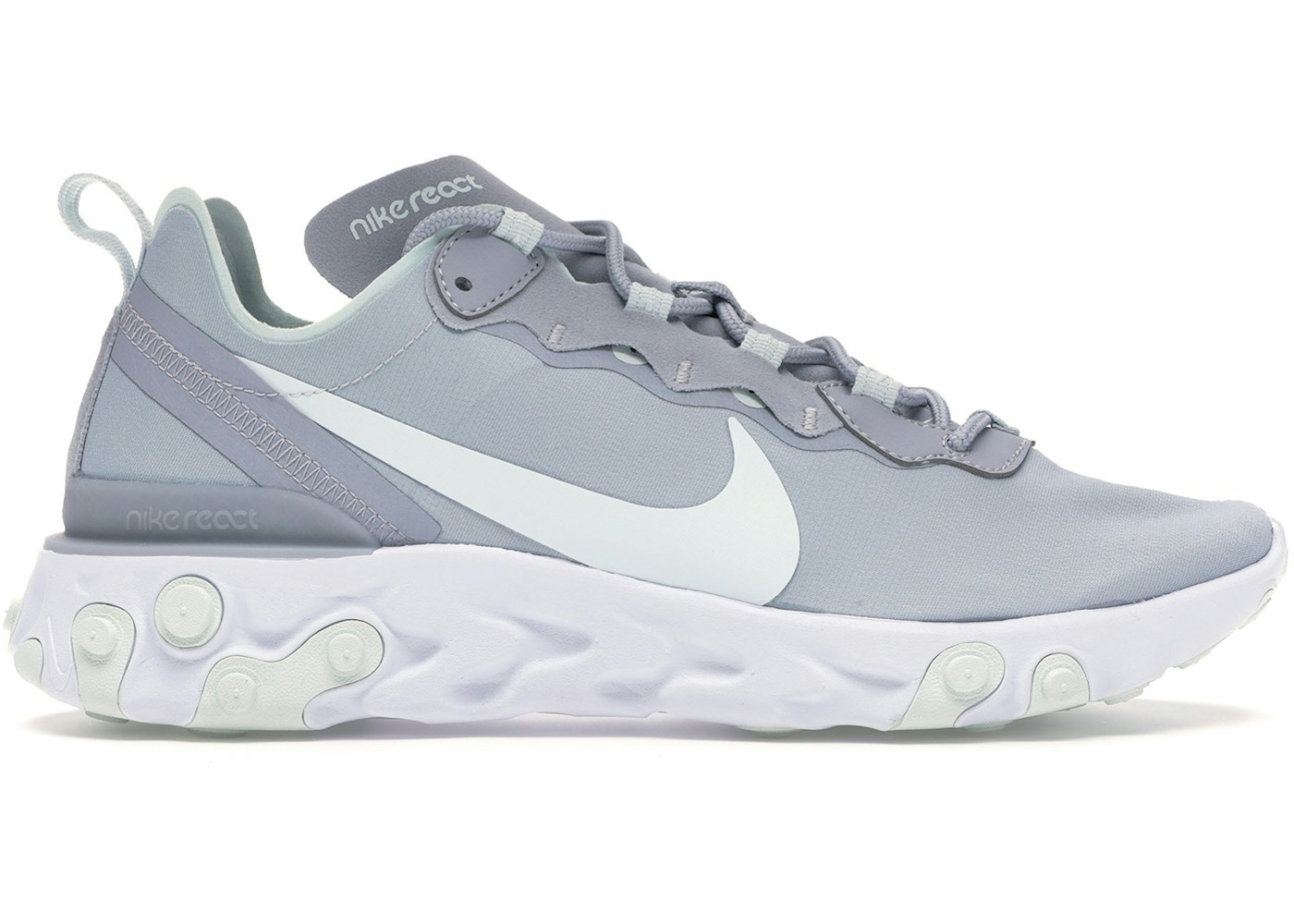 Nike React Element 55 Wolf Grey Ghost Aqua W Bq2728 005 Nike React Element 55 Wolf Grey Ghost Aqua W Bq2728 005