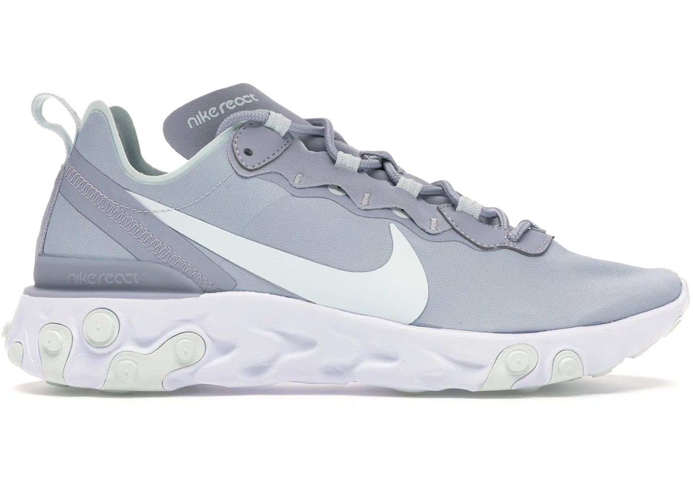 Nike React Element 55 Wolf Grey Ghost Aqua W Bq2728 005 Nike React Element 55 Wolf Grey Ghost Aqua W Bq2728 005