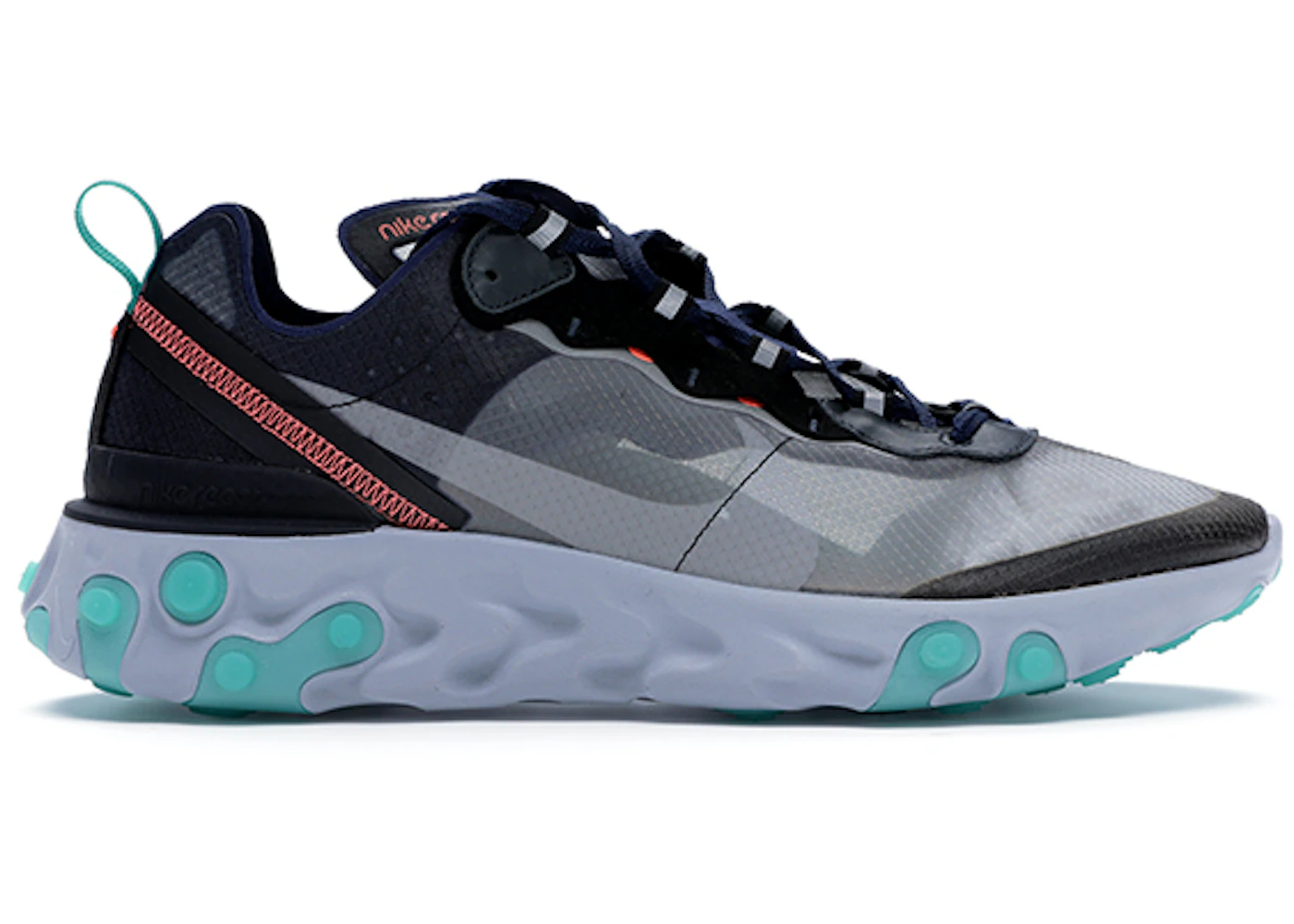 Nike React Element 87 Schwarz Neptune Grün Herren – AQ1090-005 – DE
