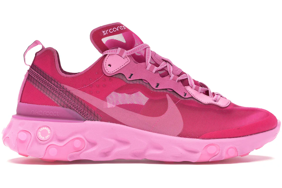 Nike React Element 87 Sneakerroom Breast Cancer Awareness Pink Men's ...