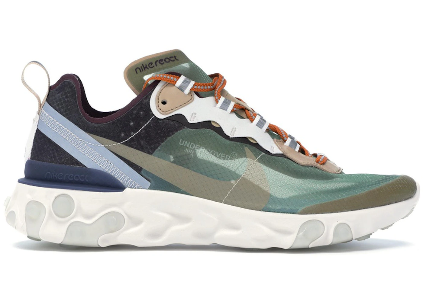 Nike React Element 87 Undercover Green Mist Men's - BQ2718-300 - US Nike React Element 87 Undercover Green Mist Men's - BQ2718-300 - US