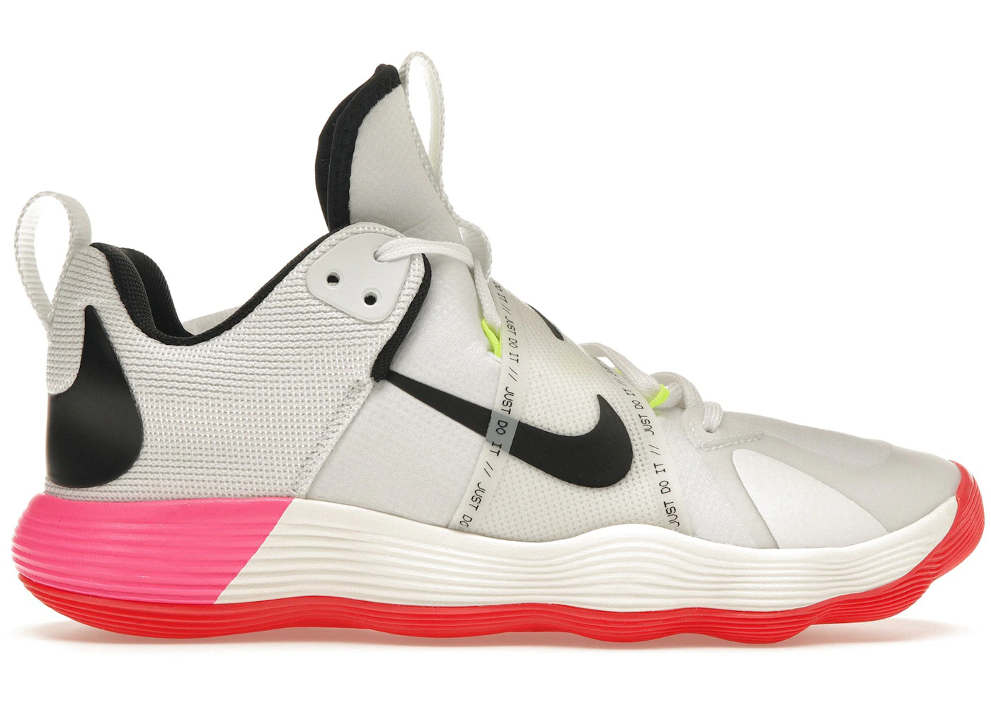 Nike React Hyperset SE White Black Bright Crimson DJ4473-121 US